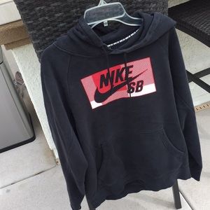 Black and red Nike SB hoodie